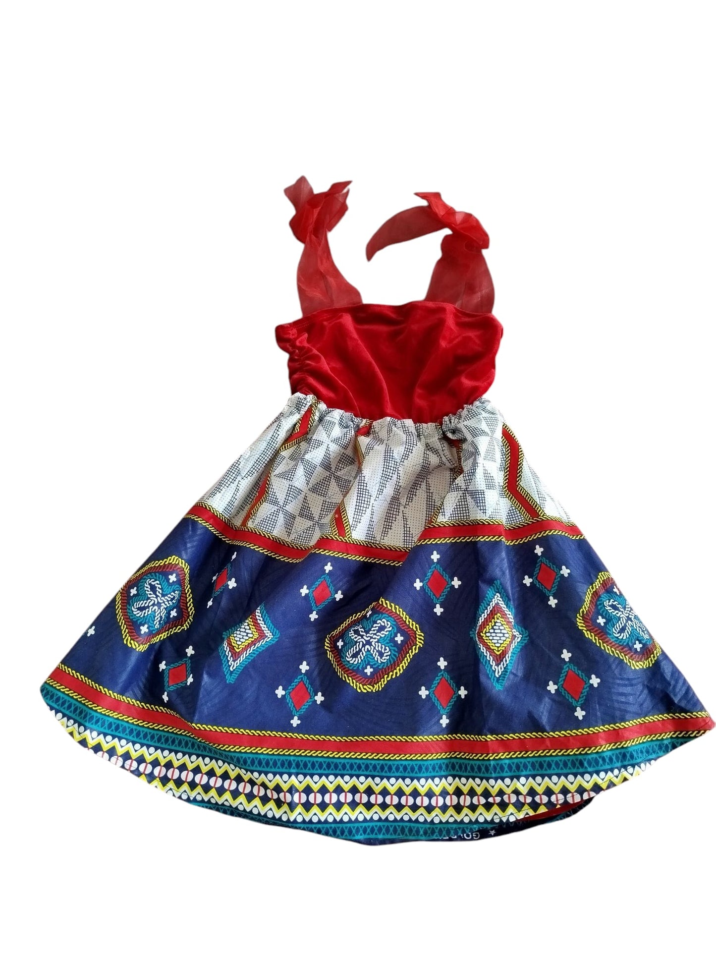 Robe rouge en daim